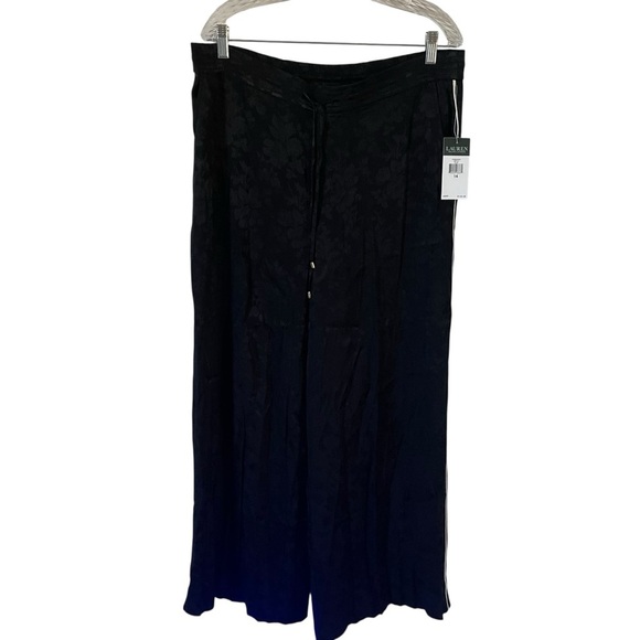 Lauren Ralph Lauren Pants - NWT Lauren Ralph Lauren Black Wide-Leg Pants Women Size 14